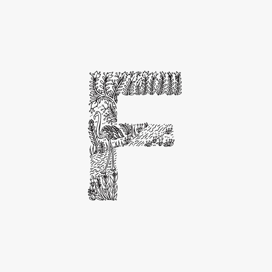 Creative Black and White Animal Alphabet-7 - copie