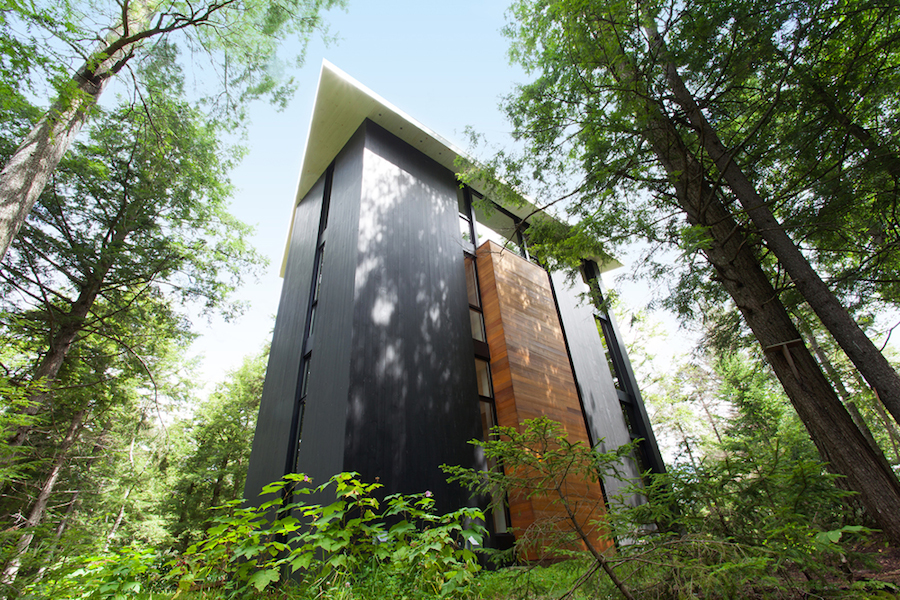 Geometrical and Original Sculptor's House in Canada-11