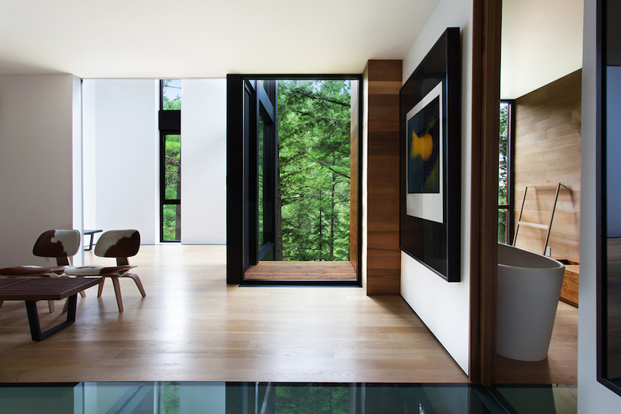 Geometrical and Original Sculptor's House in Canada-7
