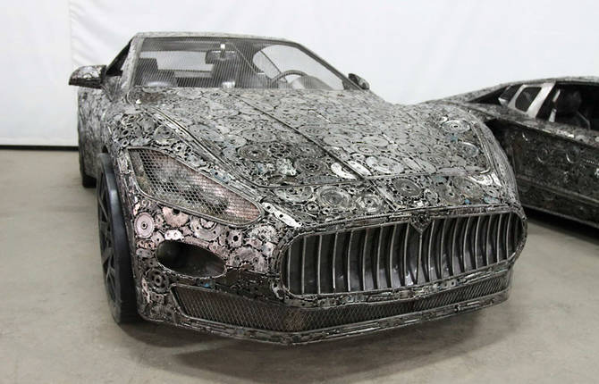 Iconic Cars Made With Junk Metals