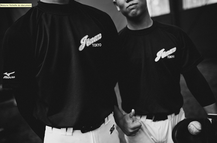 Intimate Black and White Pictures of a Baseball Team in Tokyo-1