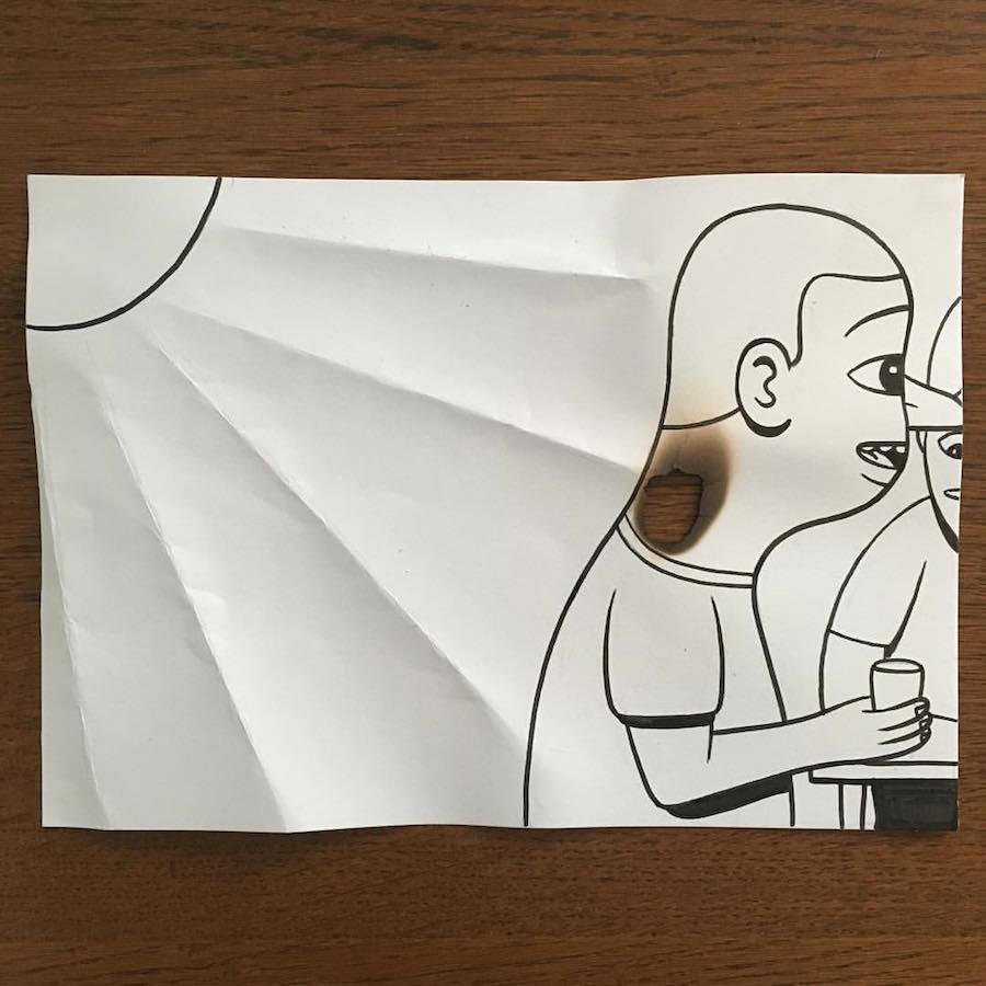 Inventive and Hilarious 3D Paper Cuts-17