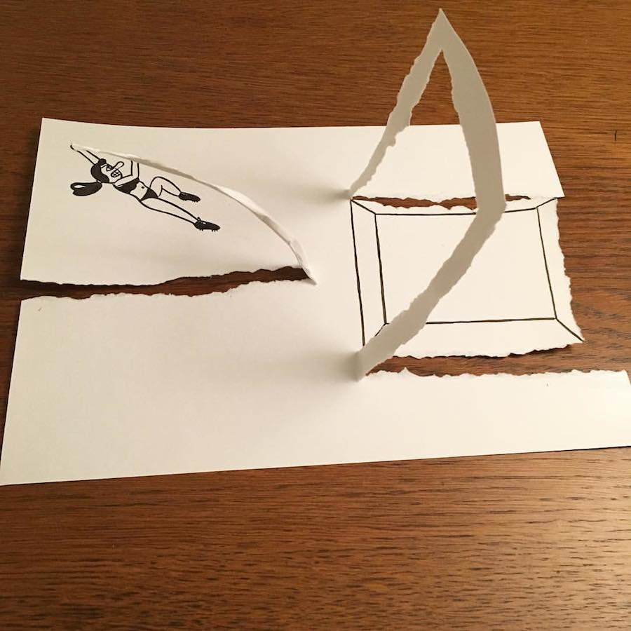 Inventive and Hilarious 3D Paper Cuts-8