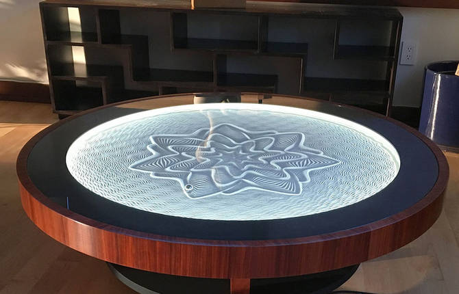 Kinetic Sand Drawing Table