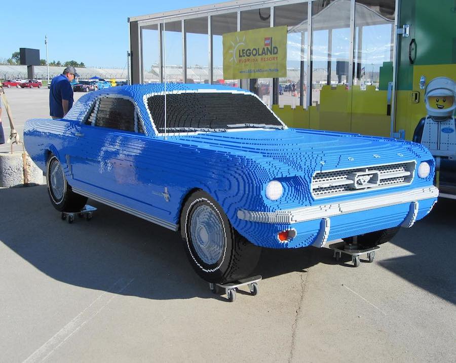 Life-Size LEGO Replica Ford Mustang-2