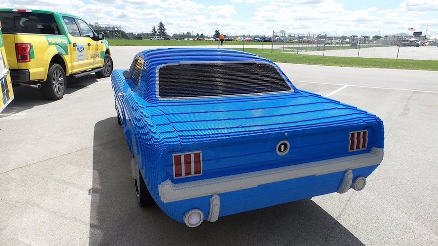 Life-Size LEGO Replica Ford Mustang-4