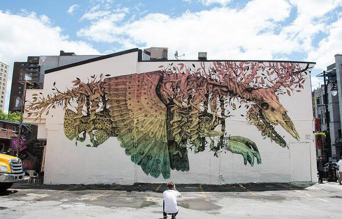 New Fantastic Murals by Alexis Diaz