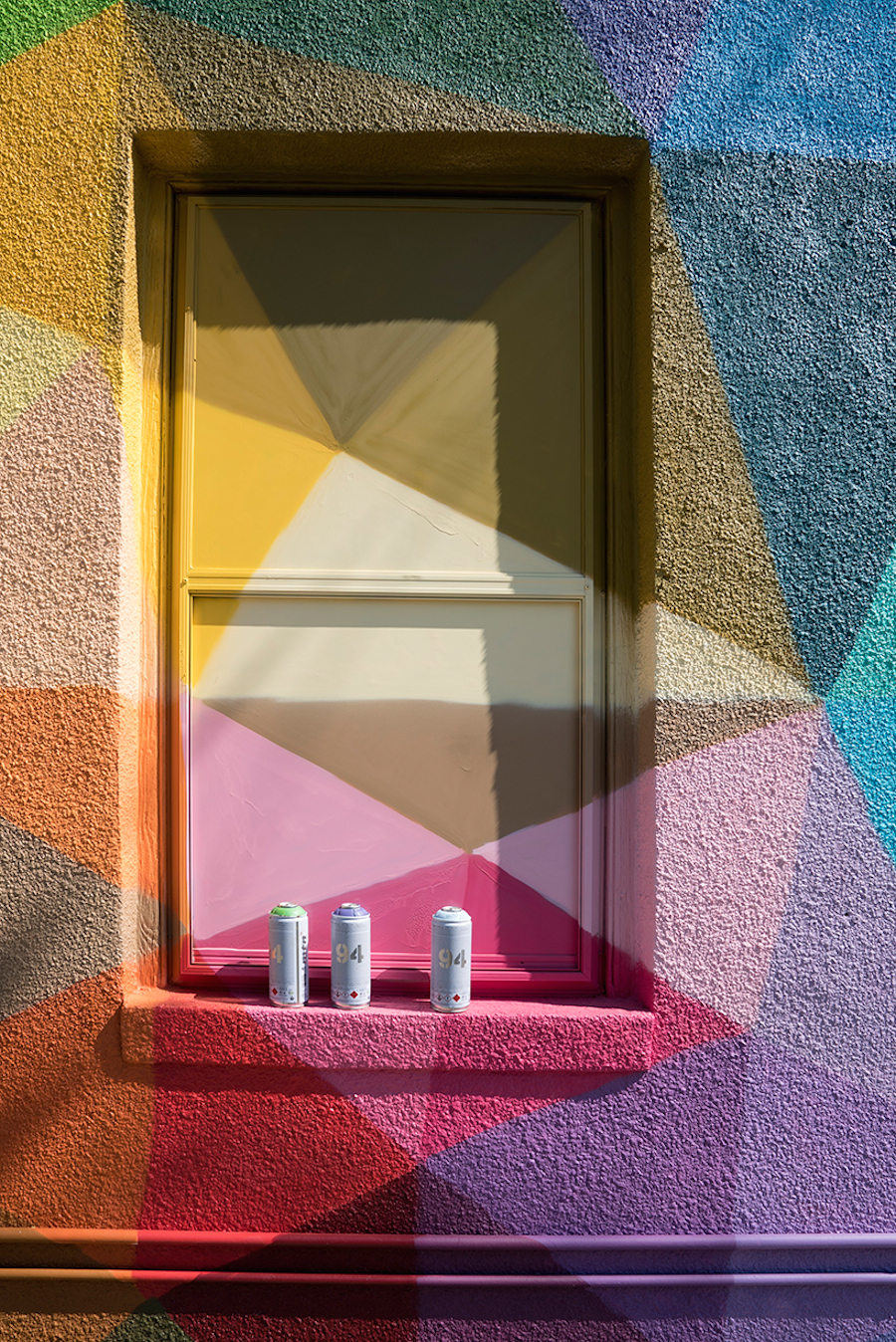 New Multicolored Artwork on a House by Okuda-7