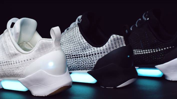 Nike’s HyperAdapt Self-Lacing Shoes