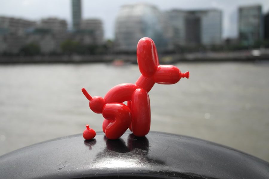 Sculpture Parody of Jeff Koon's Dog-1