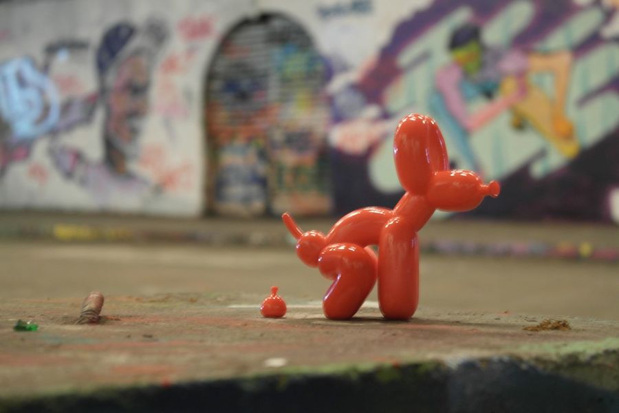 Sculpture Parody of Jeff Koon's Dog-4