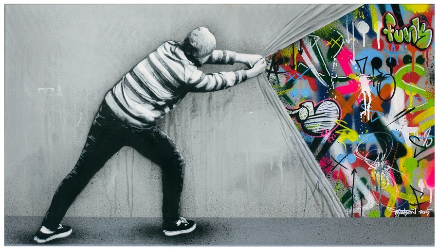 Stencil & Graffiti Murals by Martin Whatson-0