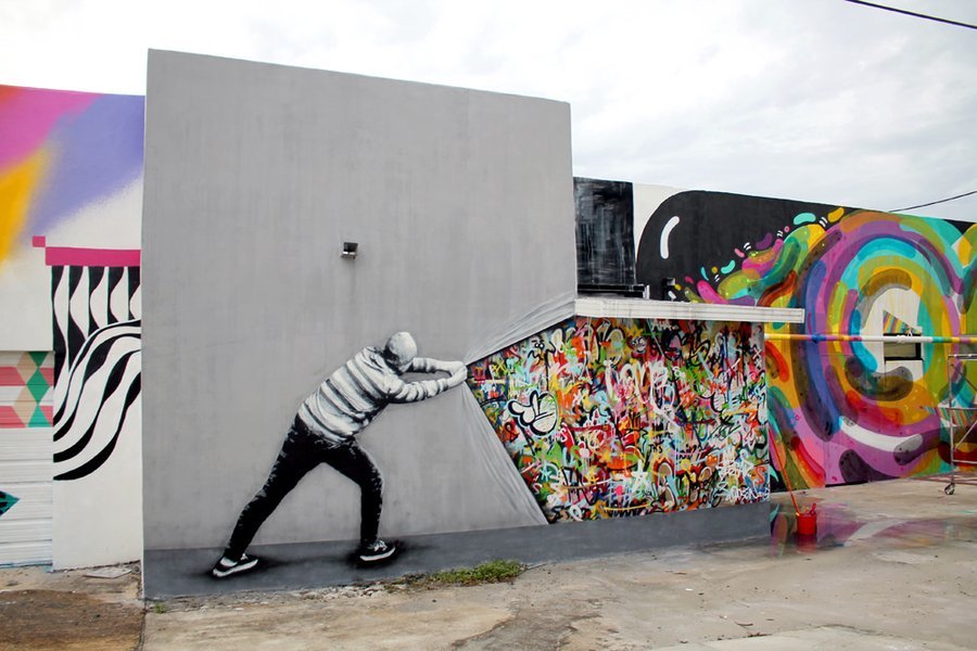 Stencil & Graffiti Murals by Martin Whatson-6