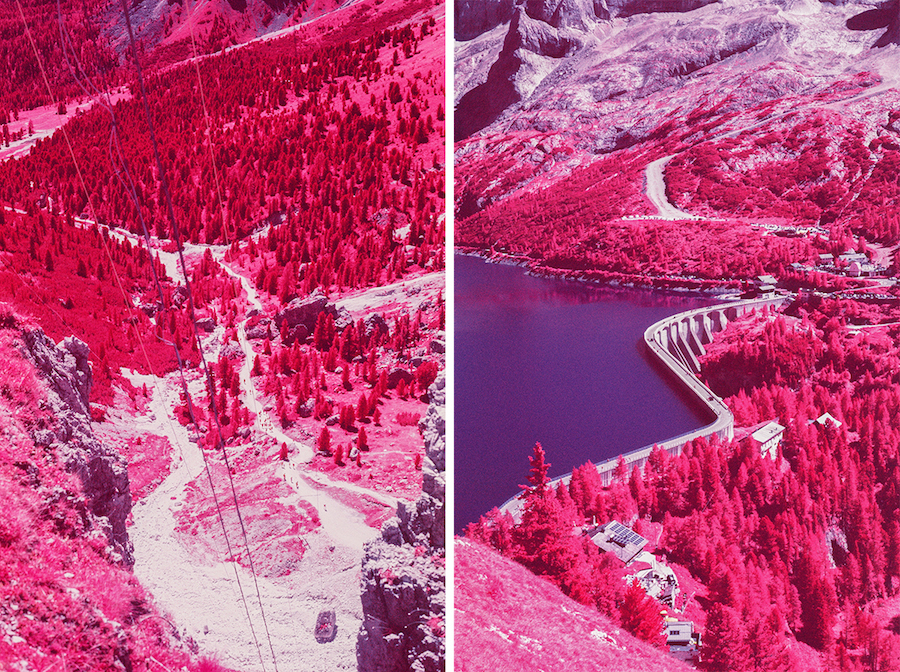 Surrealist Pictures of the Dolomites in Infrared-1