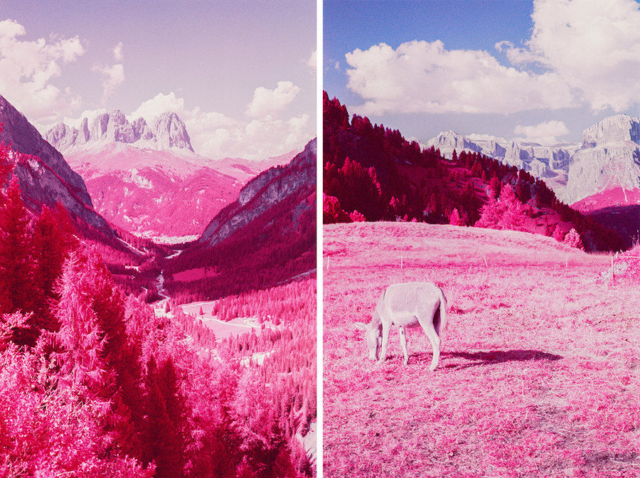 Surrealist Pictures of the Dolomites in Infrared-12