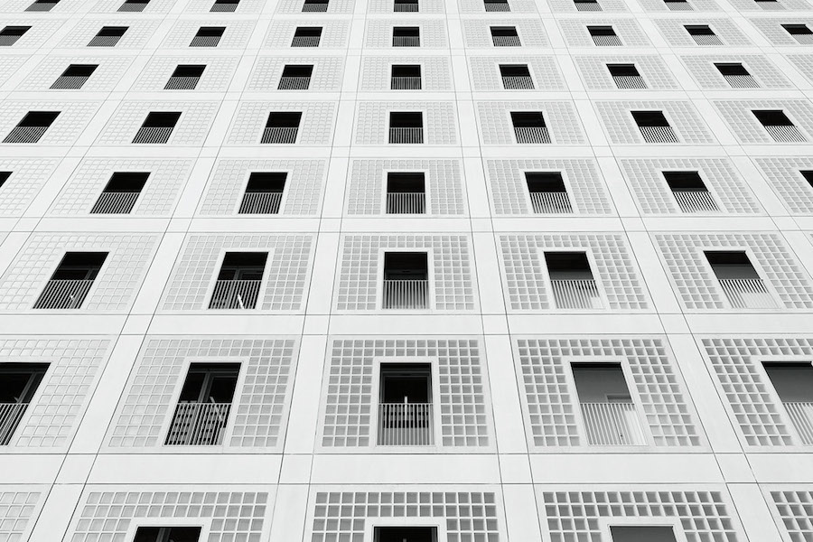 Uncluttered Black and White Architecture Photography-6