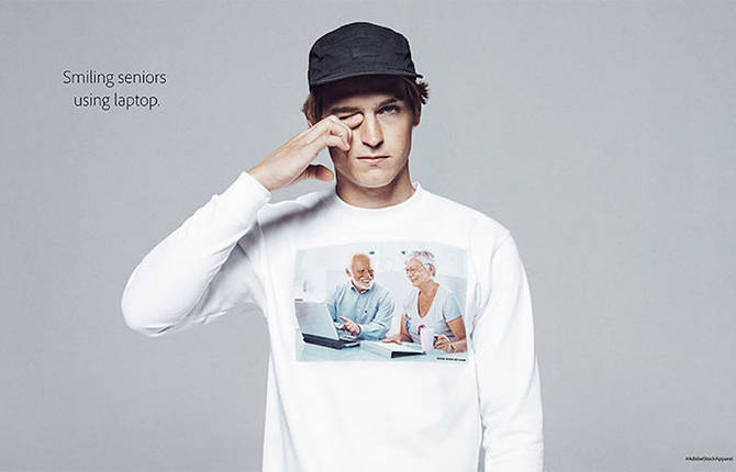 Clothing Line with the Worst Stock Photos