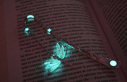 Magical Bookmarks that Glow in the Dark