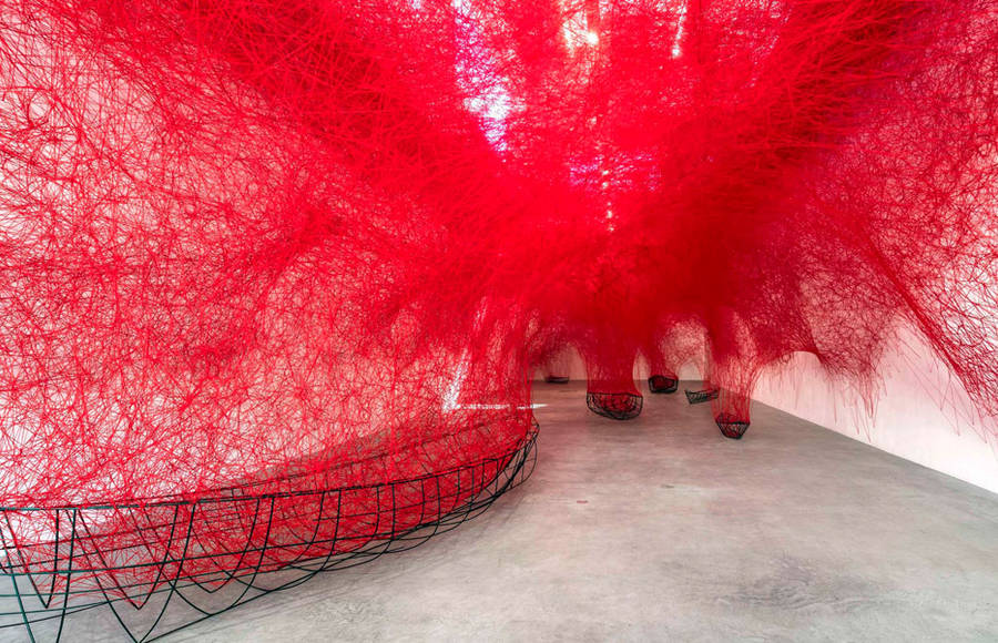 New Inspiring Installation by Chiharu Shiota