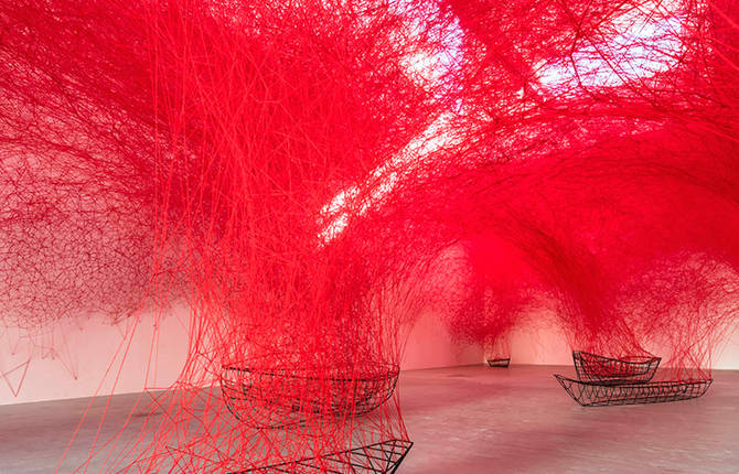 New Inspiring Installation by Chiharu Shiota