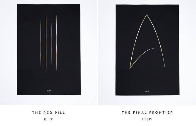 « The Thin Gold Line » Cinematic Poster Collection