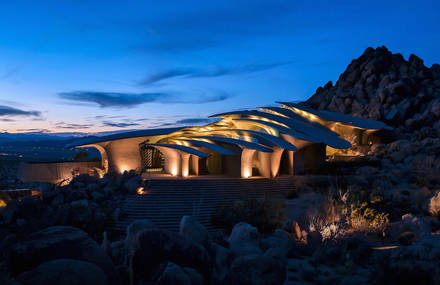 Unreal House in Desert