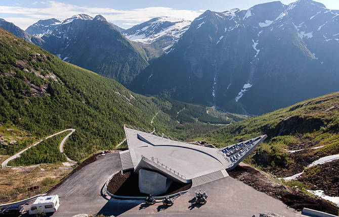 Impressive Mountainside Platform in Norway