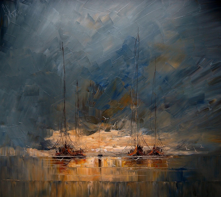 paintingseascapeships6