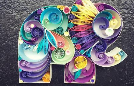 Colorful Paper Art by Sena Runa