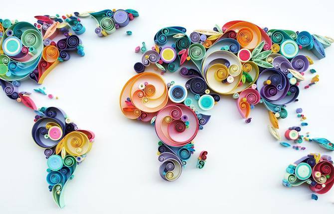 Colorful Paper Art by Sena Runa