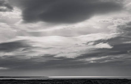 Beautiful Black and White Square Pictures of Iceland