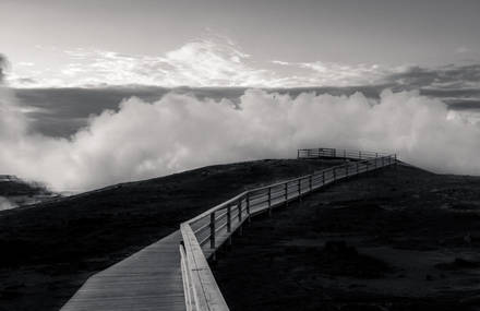 Beautiful Black and White Square Pictures of Iceland