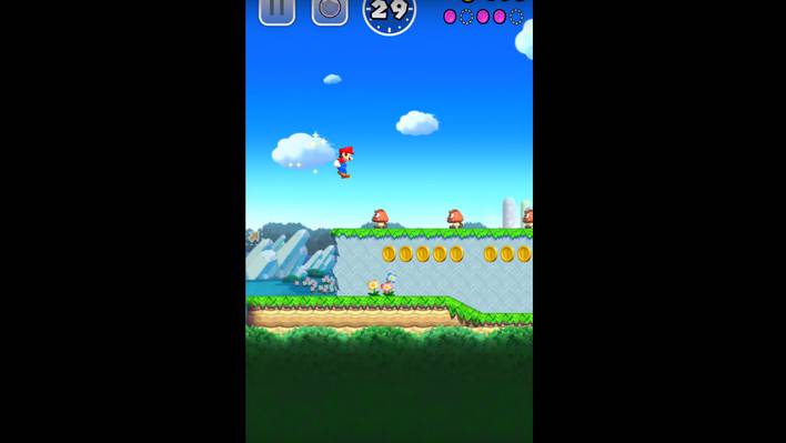 Super Mario Run Gameplay on iPhone and iPad