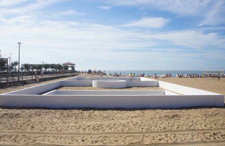 Stunning Walled Football Field Installation
