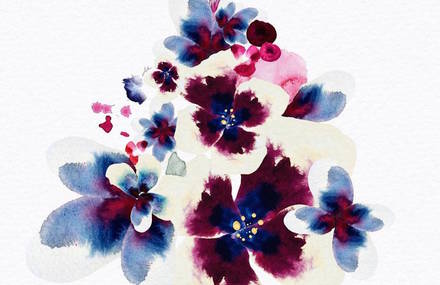 Amazing Fashion Illustrations with Watercolor Dresses