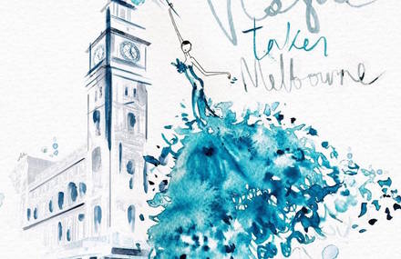 Amazing Fashion Illustrations with Watercolor Dresses