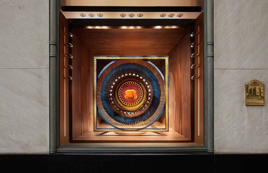 Arty and Inventive Stands for Hermès in New York