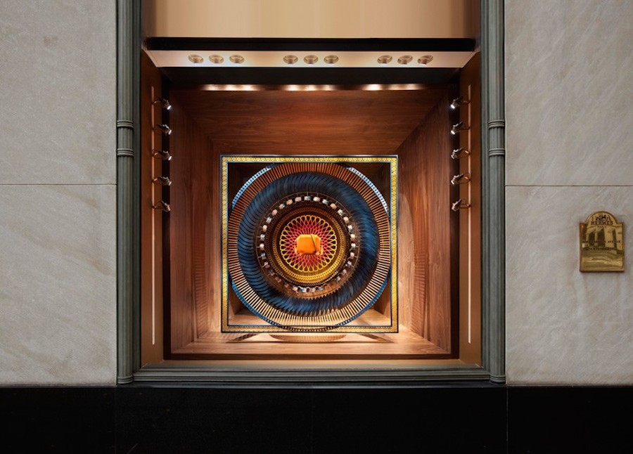 Arty and Inventive Stands for Hermès in New York-1