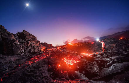 Breathtaking Pictures of an Erupting Volcano in Hawaii