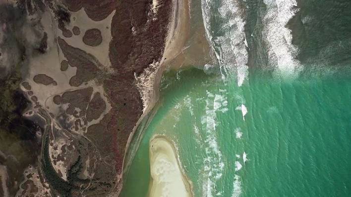 Conceptual Movie of the US-Mexico Border From the Air