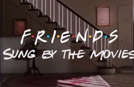 Friends&rsquo; Main Theme Recreated with Movies Extracts
