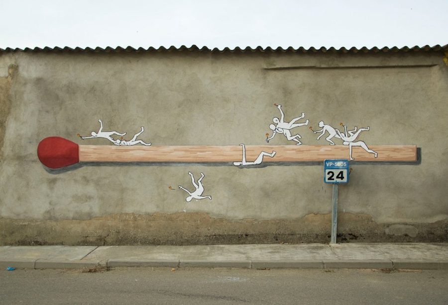 Giant Murals of Common Objects by Ampparito-0