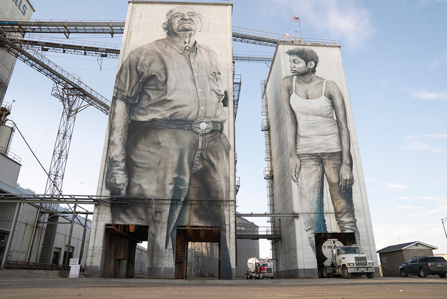 Gigantic and Realistic Mural Portraits in Arkansas-5