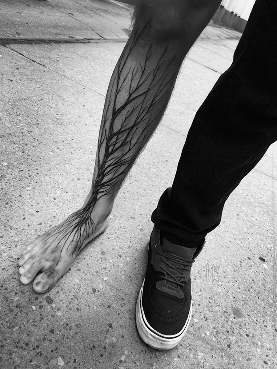 Impressive Black and White Sketch Tattoos-7