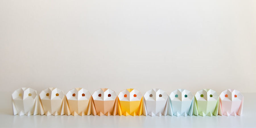 Origami-Inspired Wildlife Paper Lamps-13