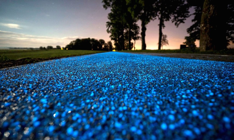 Phosphorescent Cycle Path in Poland-2