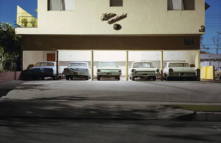 Photographs of Cars and Homes in California