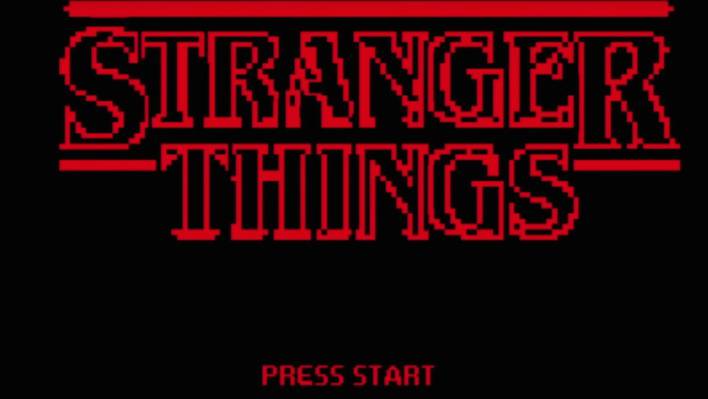 Tribute to Stranger Things in 8-Bit