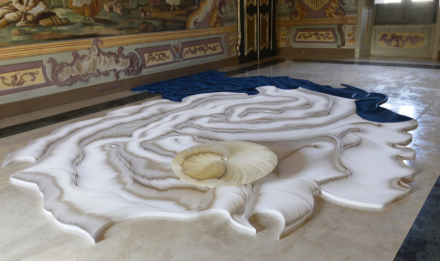 Superb Paper Installations Similar to Waves-11
