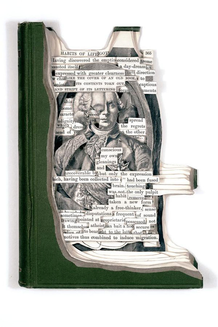 Superb Portrait Book Sculptures by Brian Dettmer-1